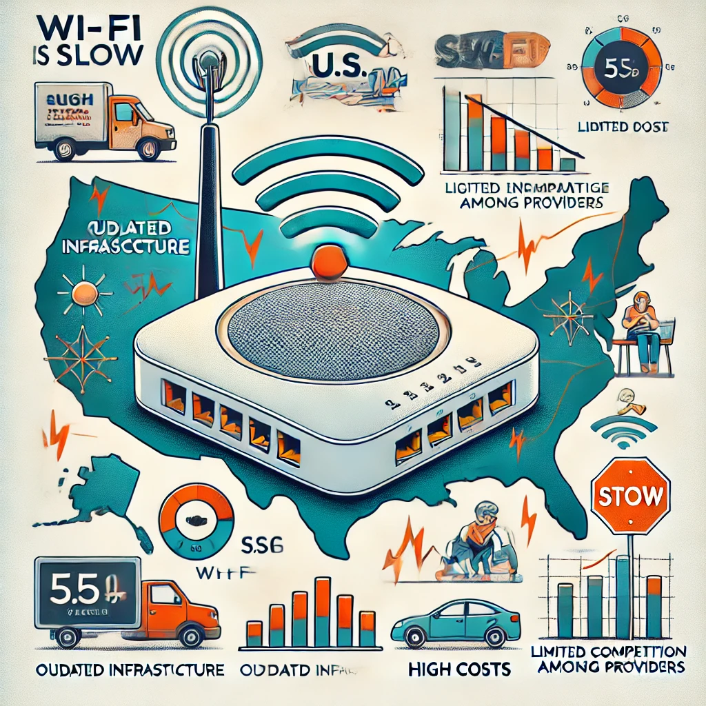 Why is Wi-Fi so slow in the US