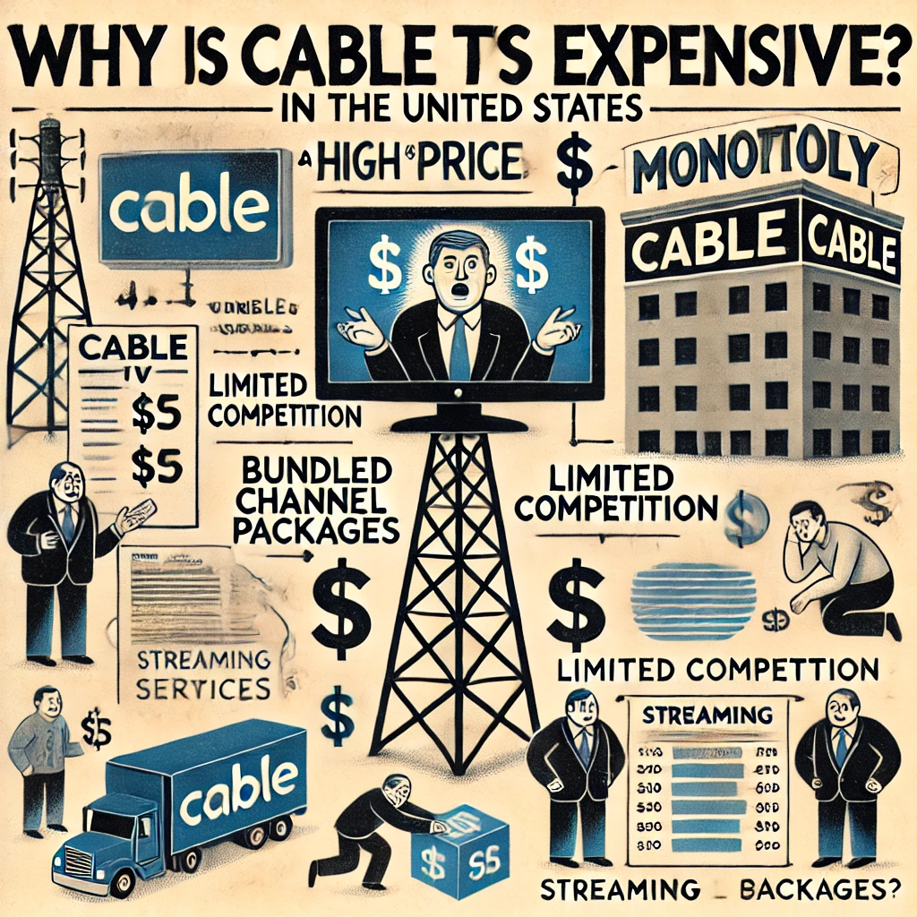 Why is cable TV so expensive in the US