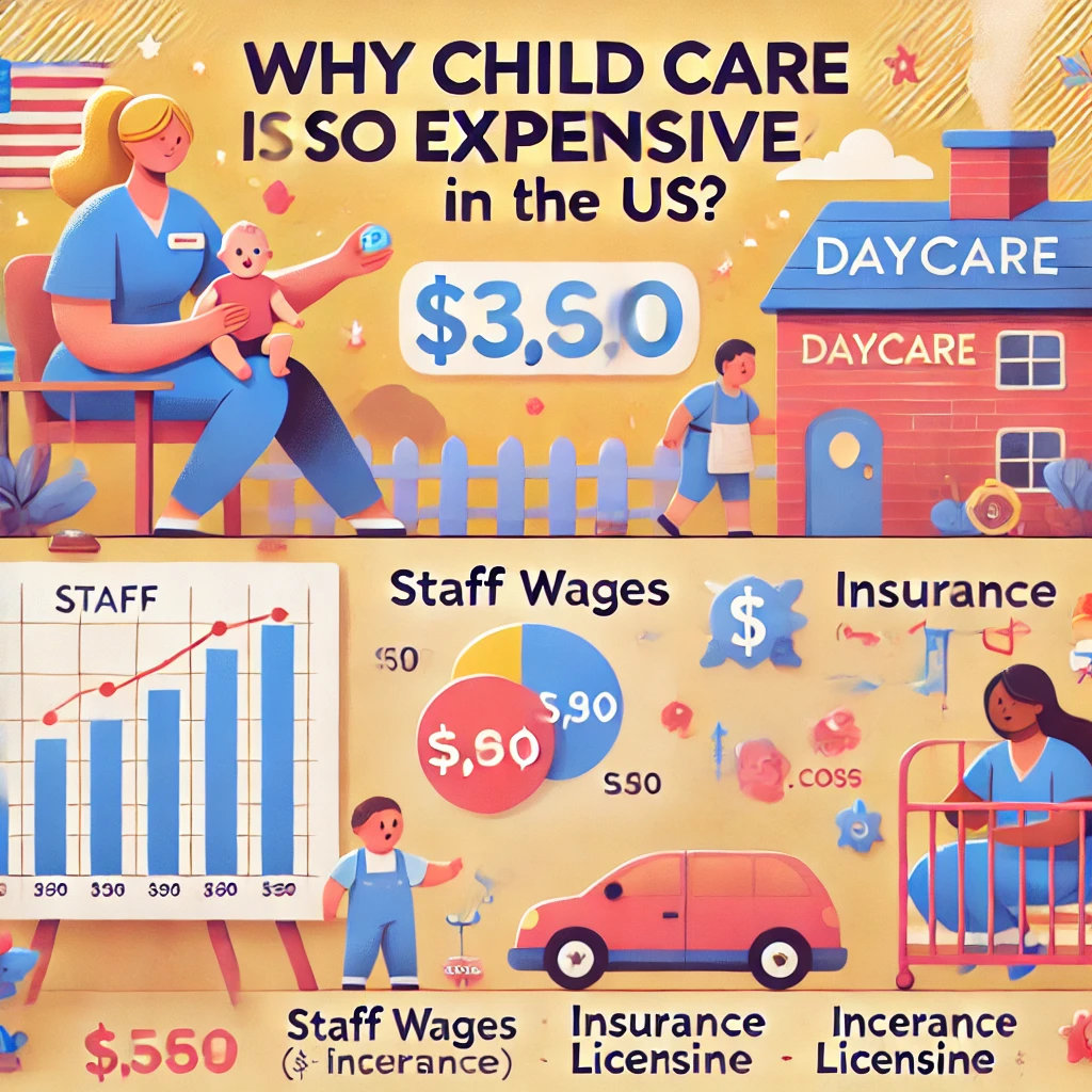 Why is child care so expensive in the US