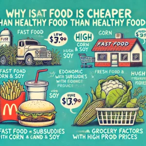 Why is fast food cheaper than healthy food in the US
