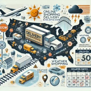 Why is online shopping delivery slow in the US