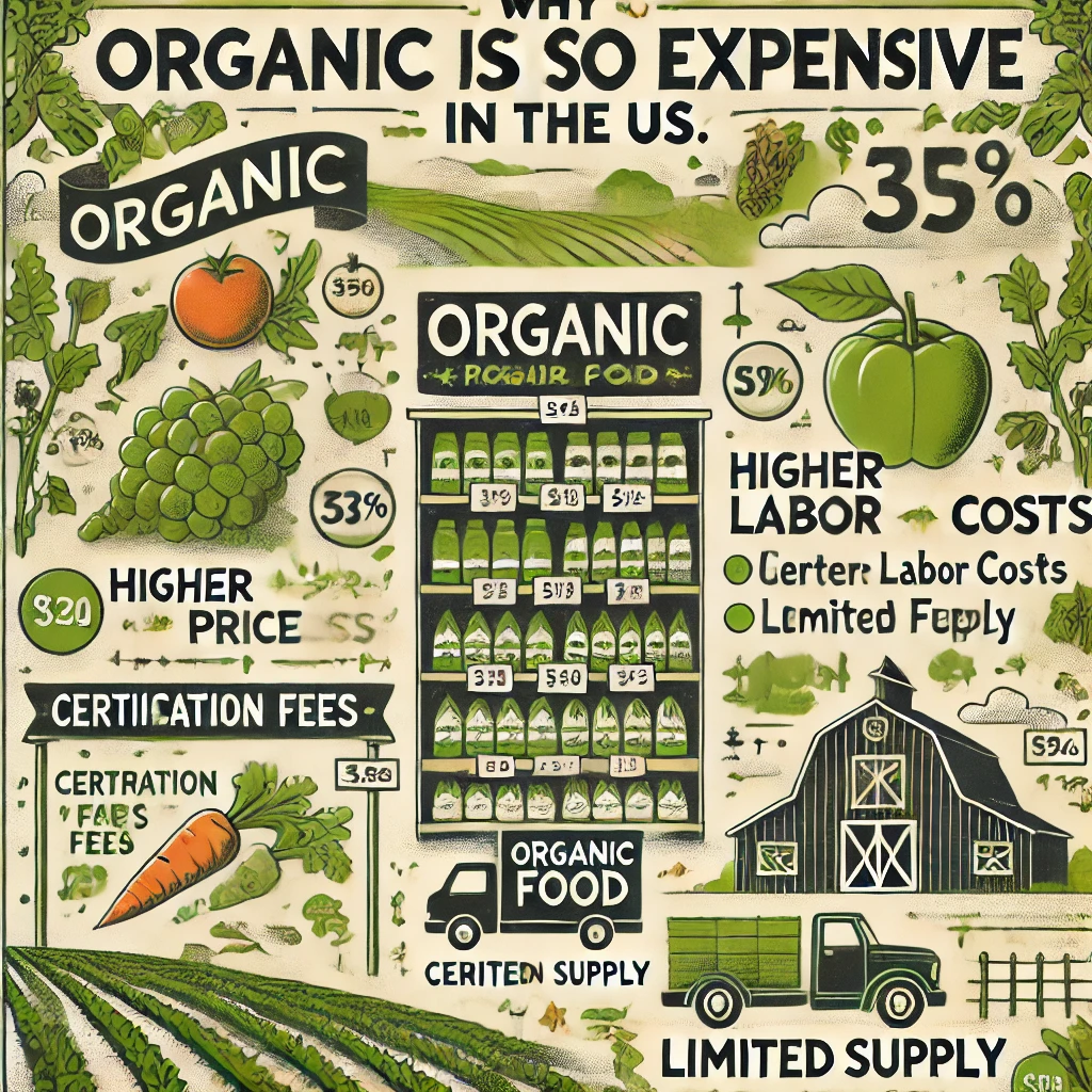 Why is organic food so expensive in the US