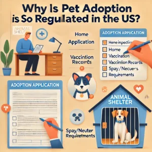 Why is pet adoption so regulated in the US