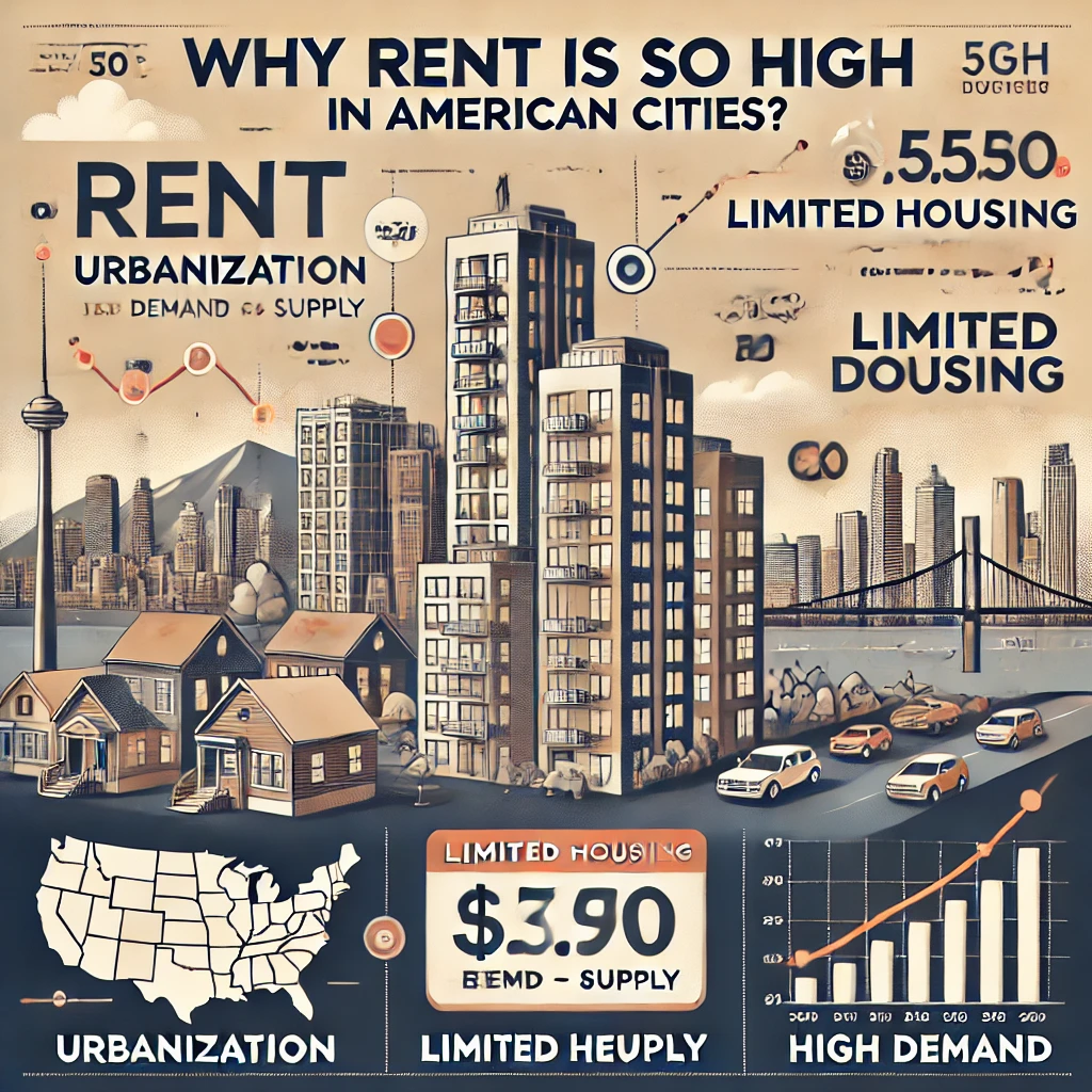 Why is rent so high in American cities