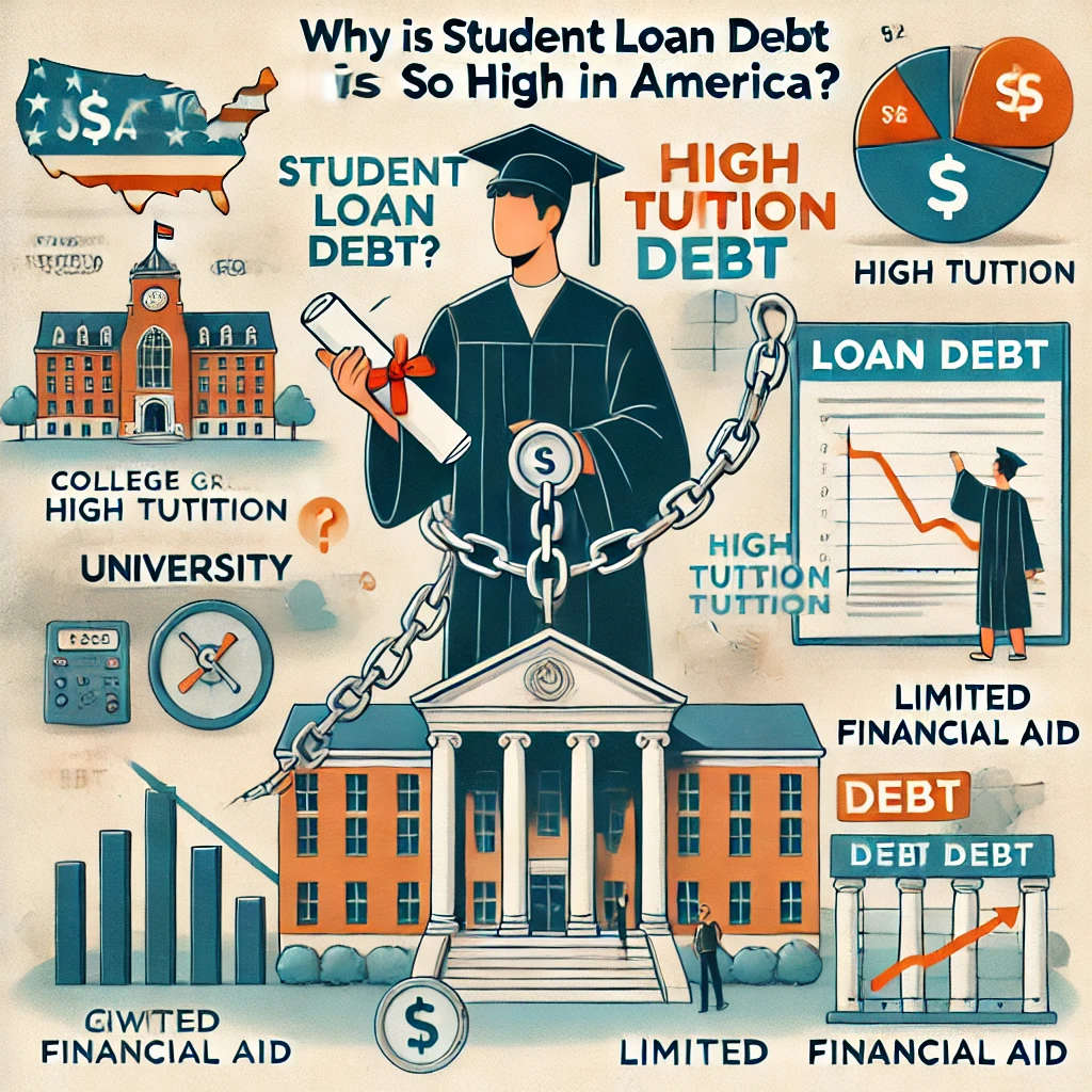 Why is student loan debt so high in America