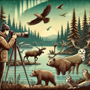 Wildlife photography in Finland