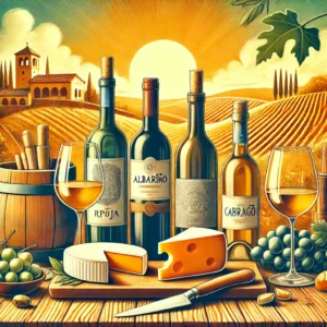 Wine and cheese pairings in Spain