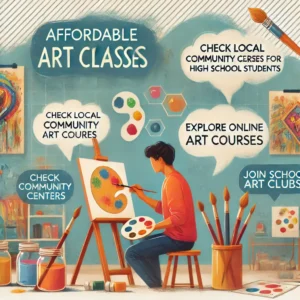 affordable art classes for high school students