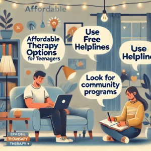 affordable therapy options for teenagers