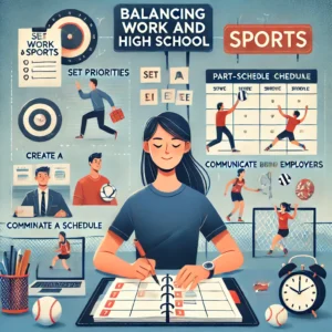 balancing work and sports in high school