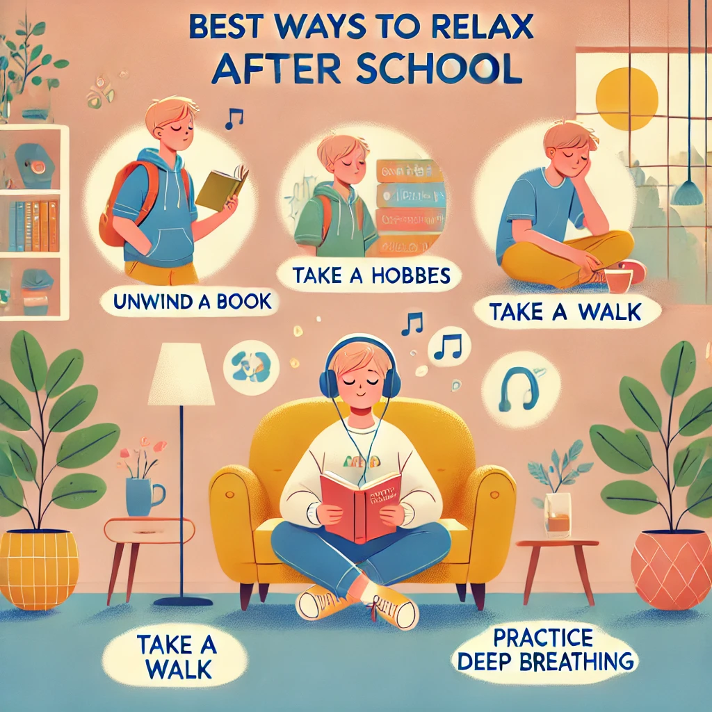 best ways to relax after school