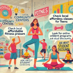 finding affordable fitness classes for teens