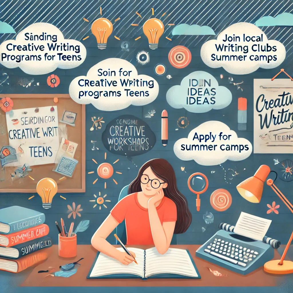 finding creative writing programs for teens