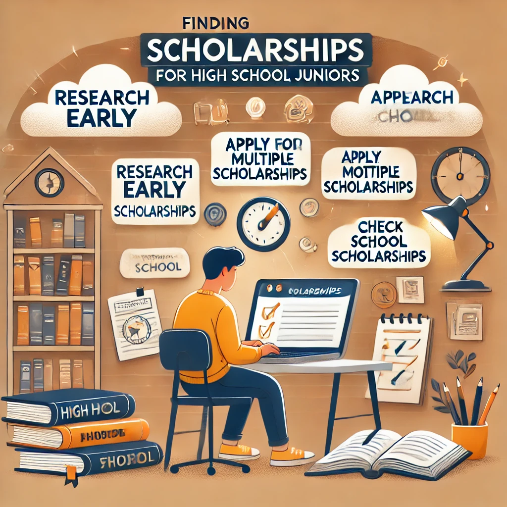 finding scholarships for high school juniors