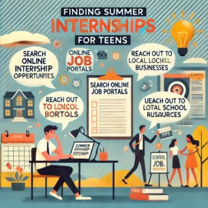 finding summer internship opportunities for teens