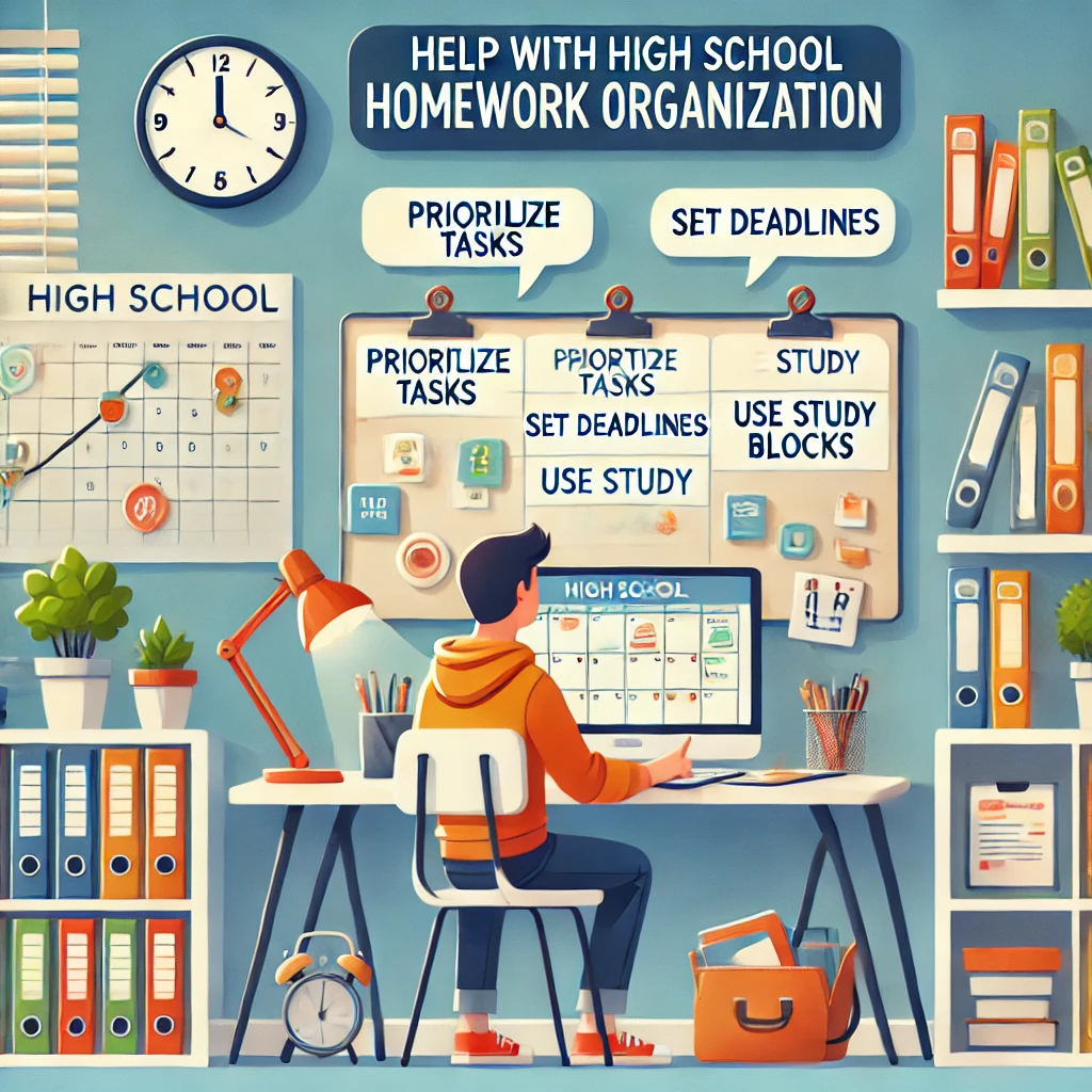 Help with High School Homework Organization