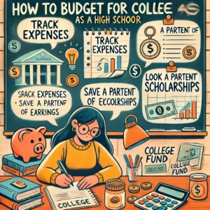 how to budget for college as a high schooler