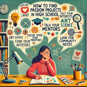 how to find passion projects in high school