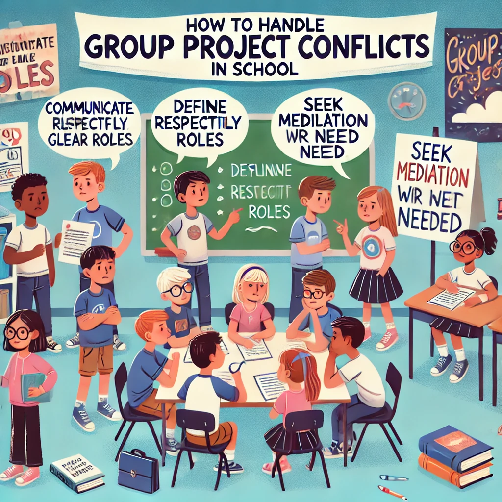 how to handle group project conflicts in school