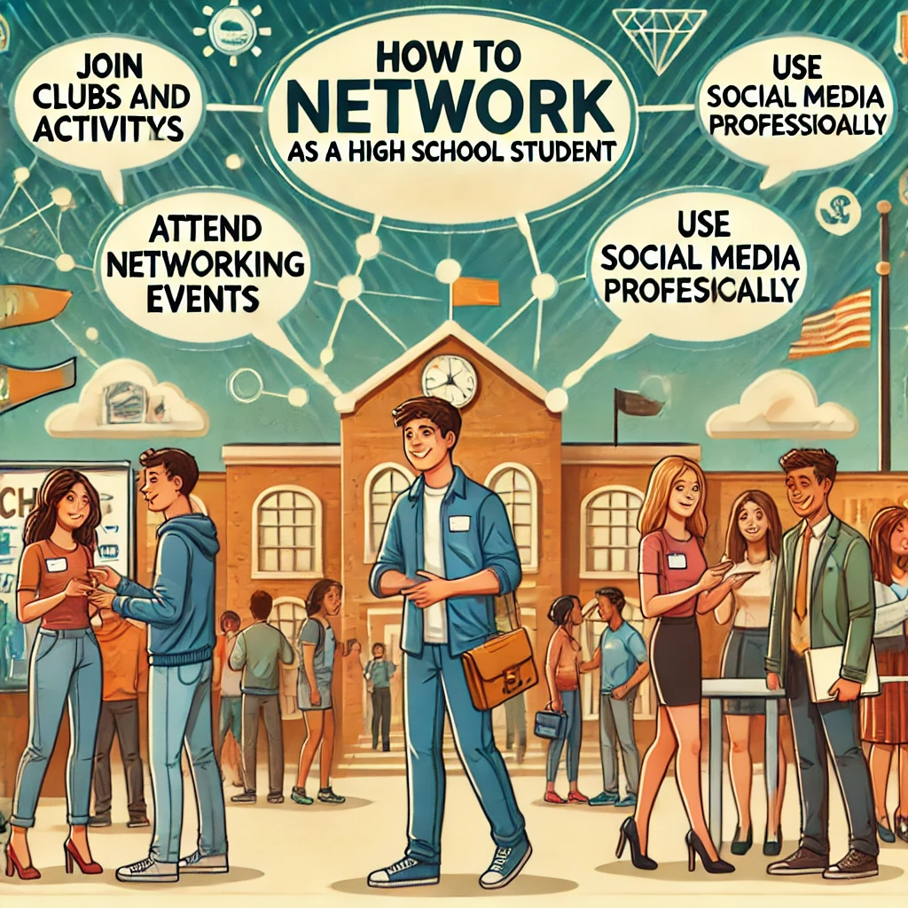 how to network as a high school student