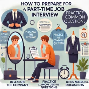 how to prepare for a part-time job interview