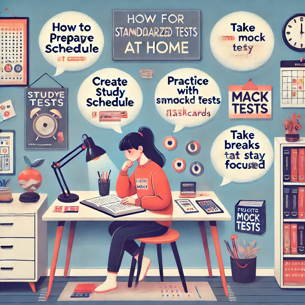 how to prepare for standardized tests at home