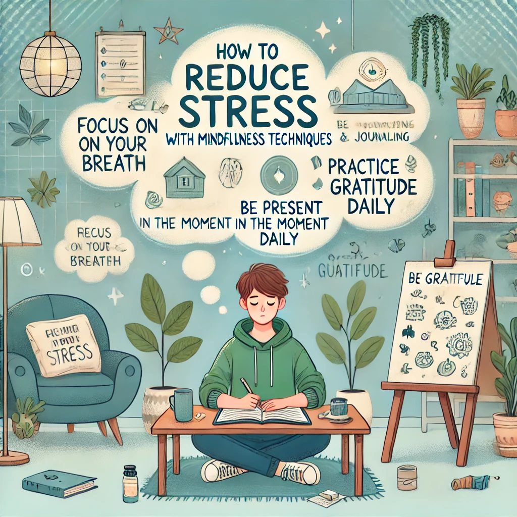how to reduce stress with mindfulness techniques