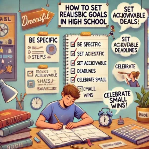 how to set realistic goals in high school