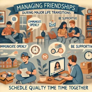 managing friendships during major life transitions