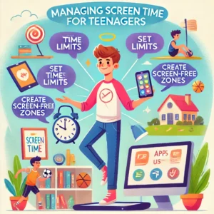 managing screen time for teenagers