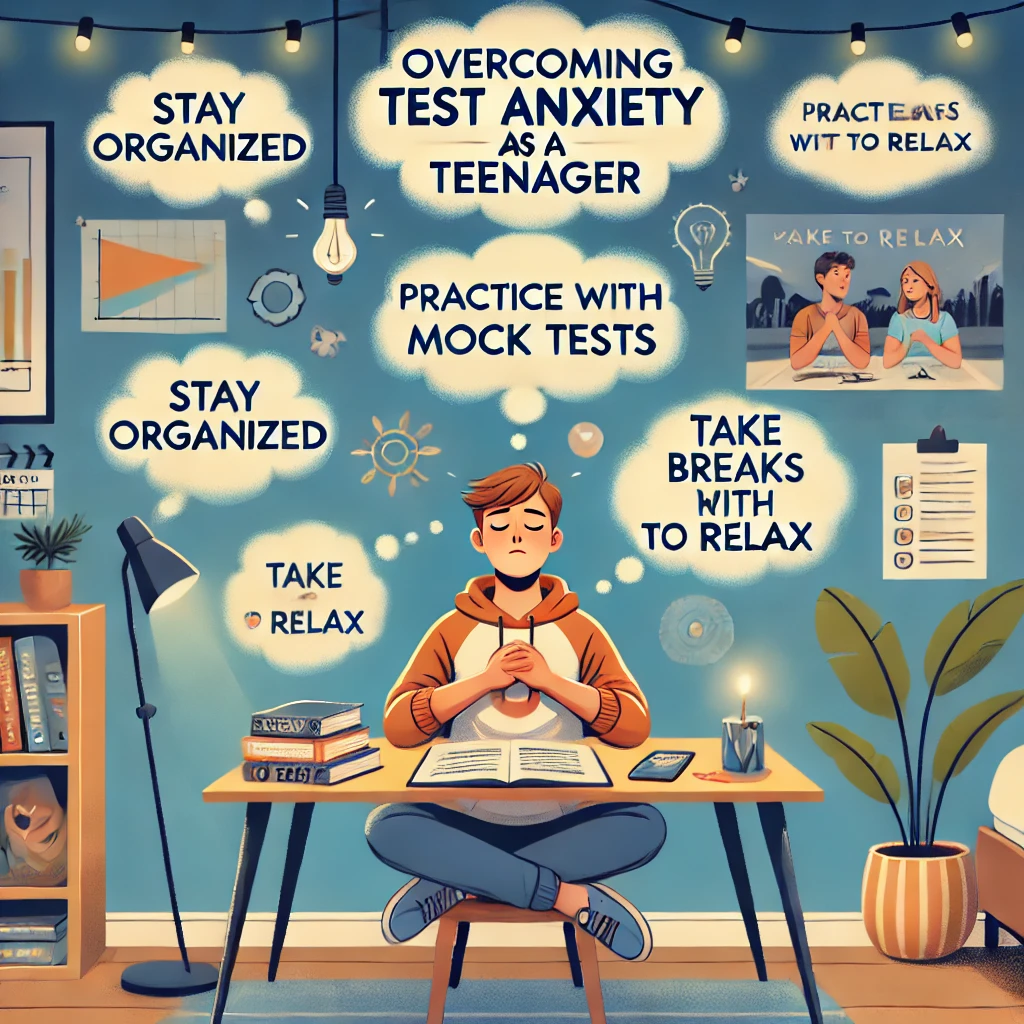 overcoming test anxiety as a teenager