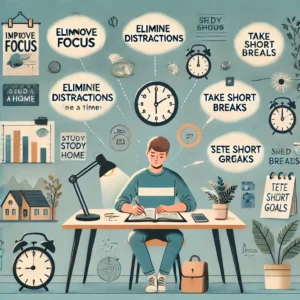 ow to improve focus while studying at home