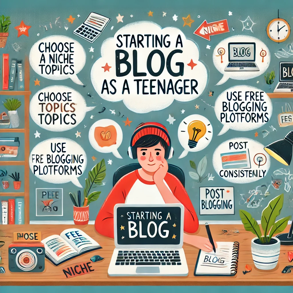 starting a blog as a teenager