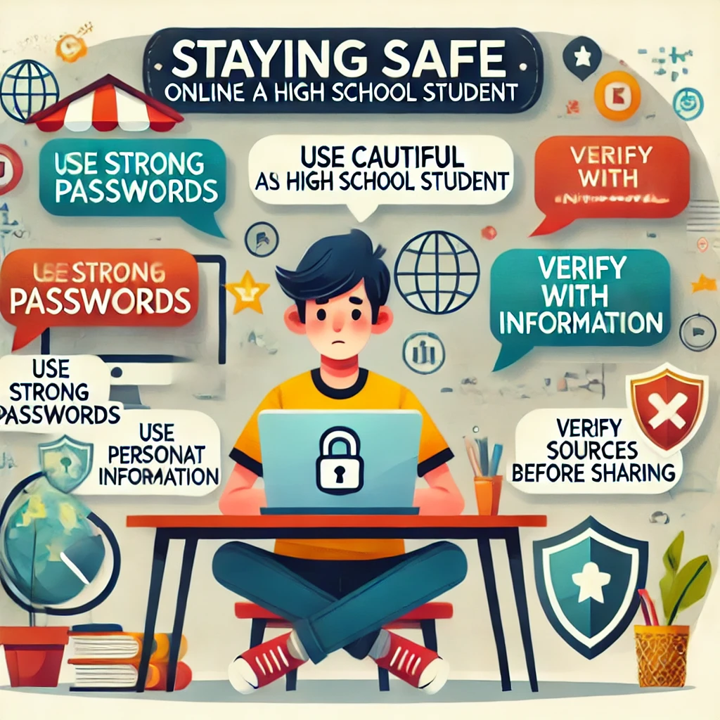 staying safe online as a high school student