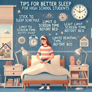 tips for better sleep for high school students