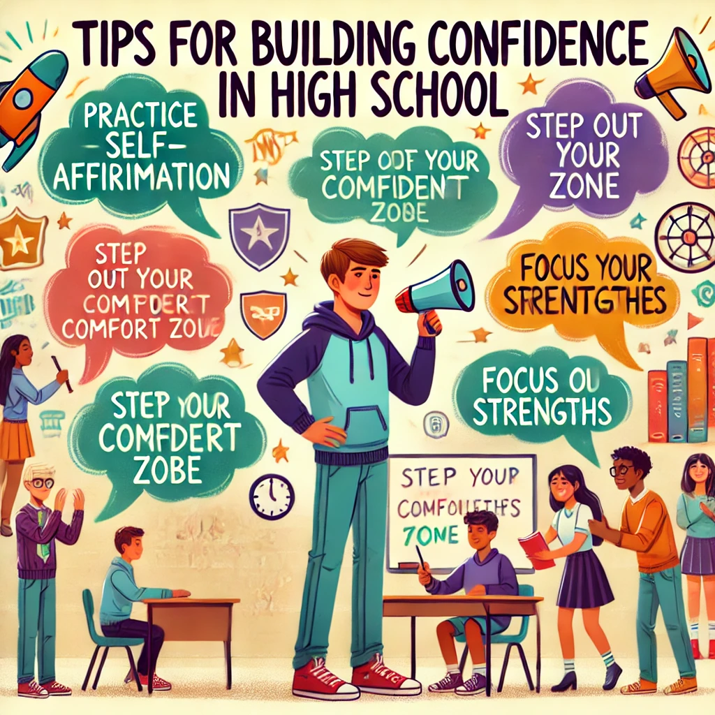 tips for building confidence in high school