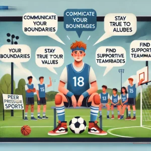 tips for dealing with peer pressure in sports