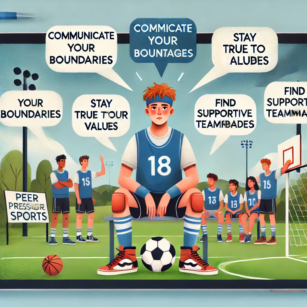 tips for dealing with peer pressure in sports