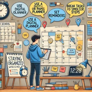 tips for staying organized with school deadlines