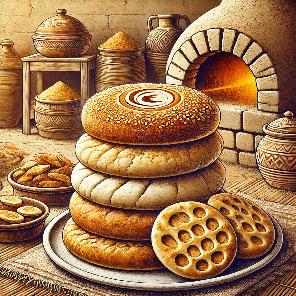 Bread types in Tunisia
