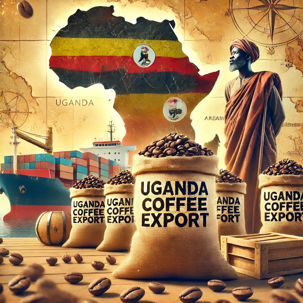 Coffee exports from Uganda