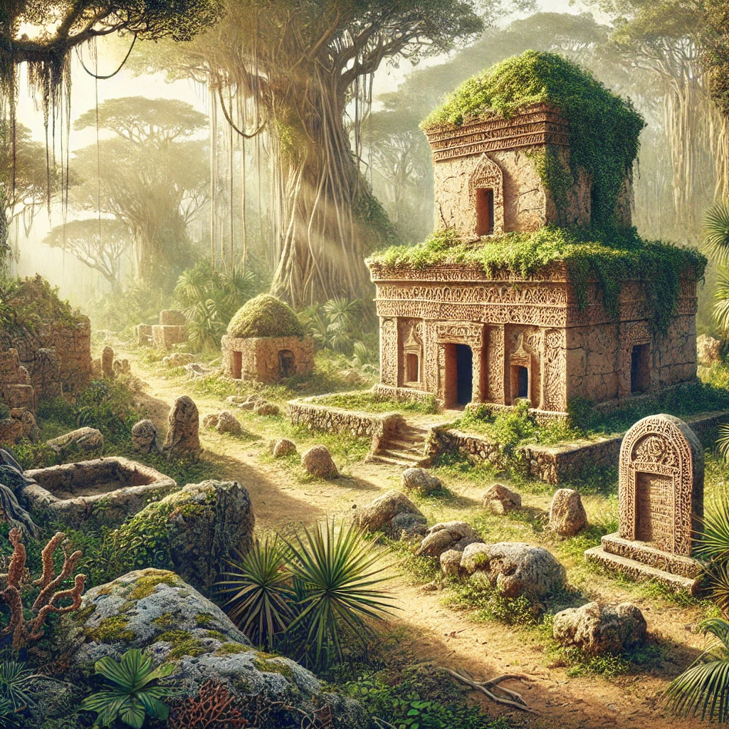 Gedi ruins near Malindi, Kenya