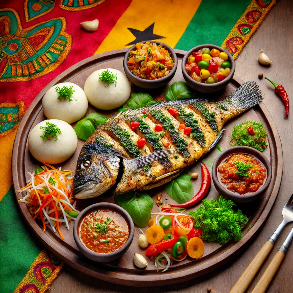 Grilled fish recipes in Ghana