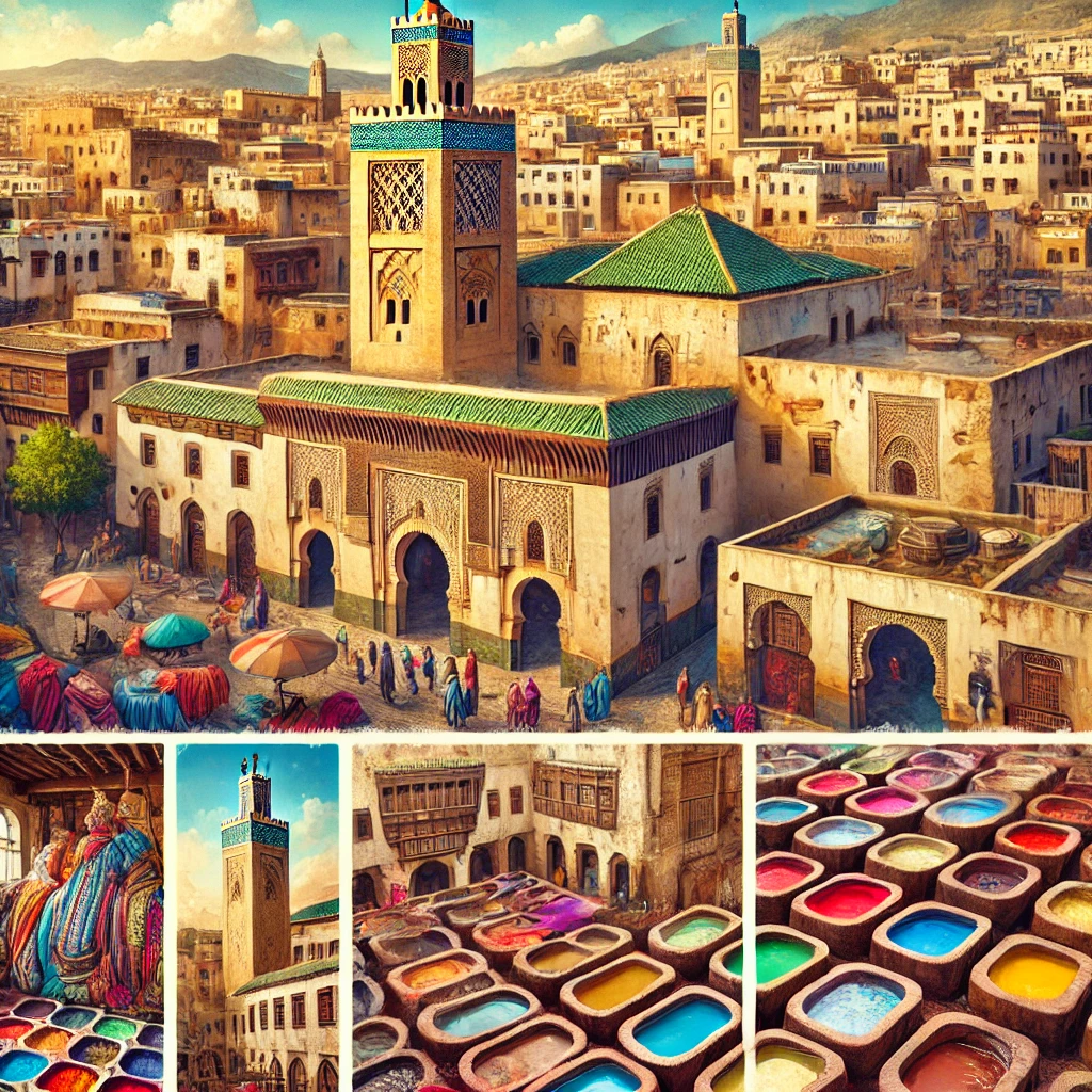 Historical sites in Fes, Morocco