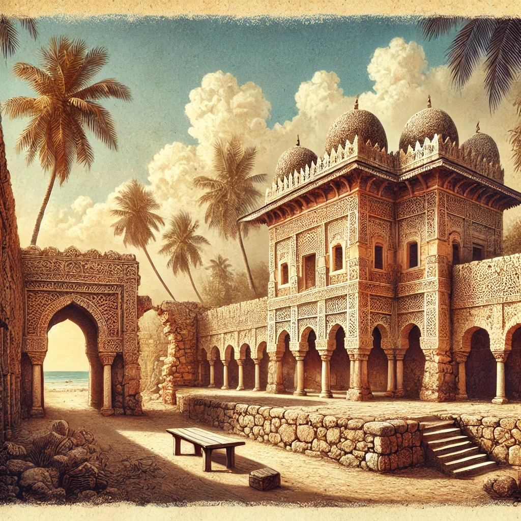 Kilwa Kisiwani ruins in Tanzania