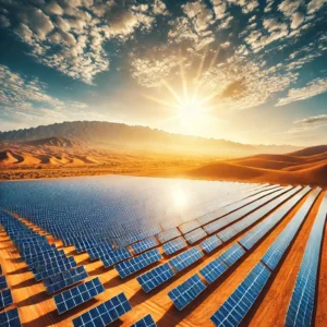 Solar farms in Morocco