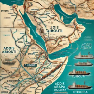 Trade routes in Djibouti