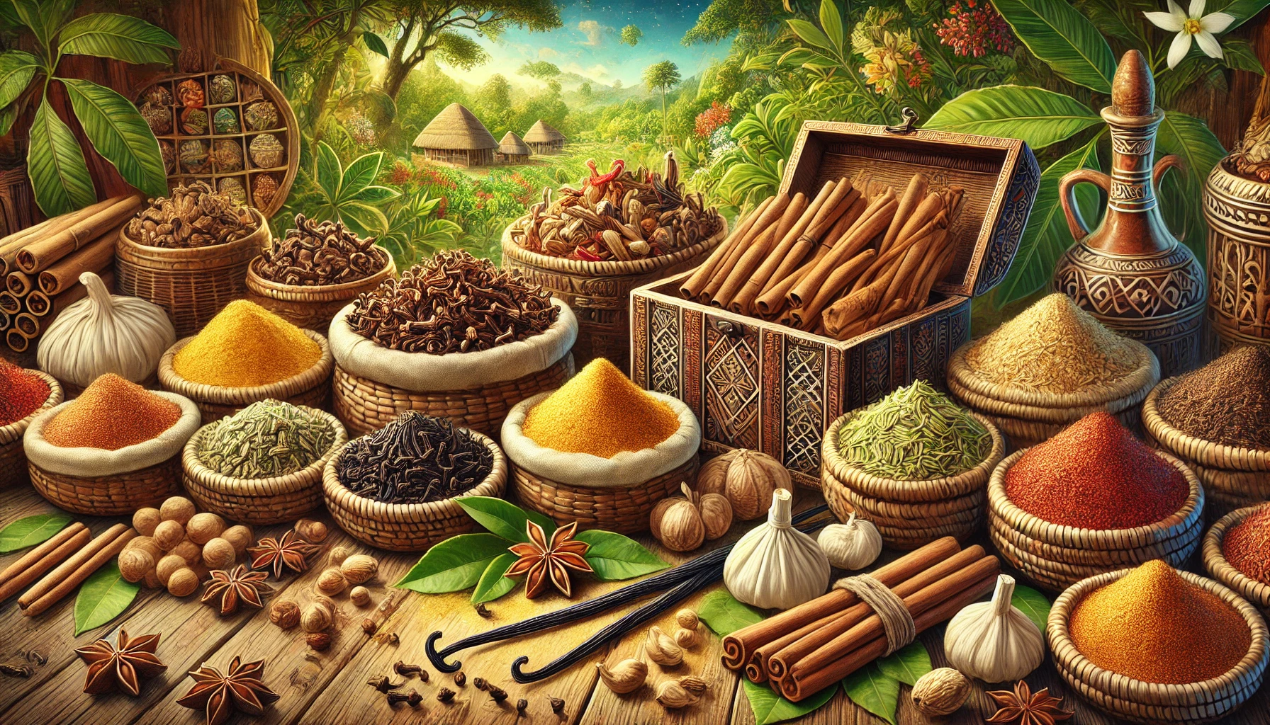 Unique spices from Zanzibar