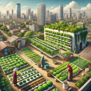 Urban farming in Kenya